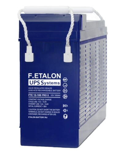 F.ETALON FTE 12-100 PRO X. Аккумулятор герметичный свинцово-кислотный. ETALON в Ульяновске