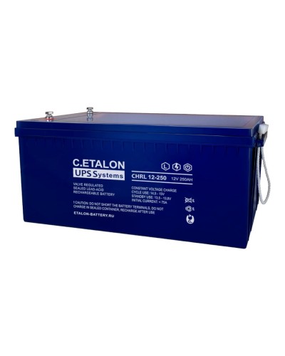 C.ETALON CHRL 12-250. Аккумулятор герметичный свинцово-кислотный. ETALON в Ульяновске