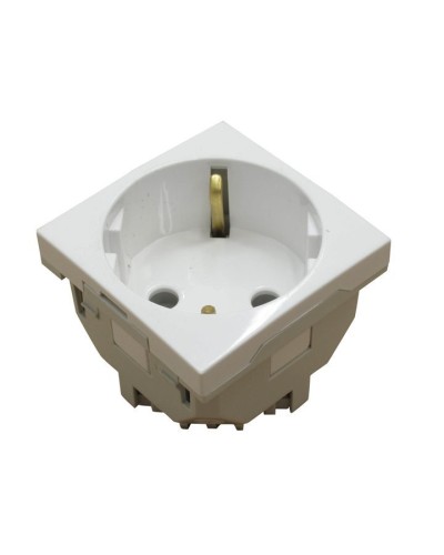 Розетка 2к+З (45х45), белая (45131 SBR): Розетка 2к+З в Ульяновске