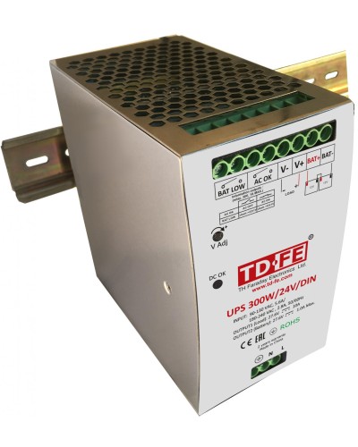UPS 300W/24V/DIN. Источник вторичного электропитания резервированный. FARADAY в Ульяновске