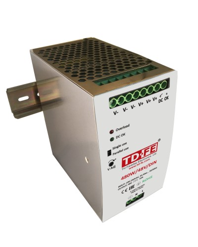 480W/48V/DIN. Блок питания. FARADAY в Ульяновске