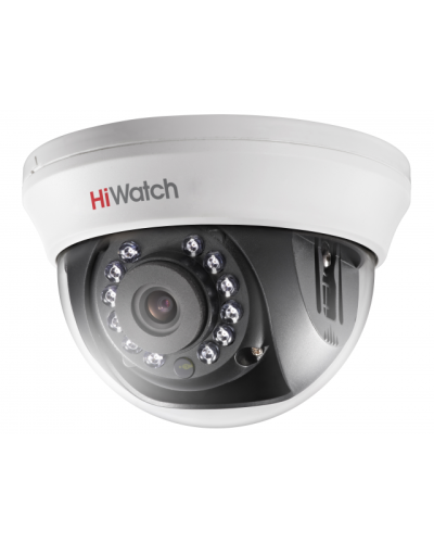 DS-T201(B) (2.8мм). Бюджетная видеокамера мультиформатная купольная. HiWatch в Ульяновске