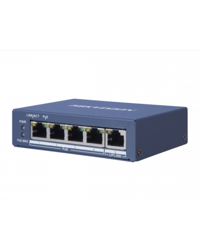 DS-3E0505P-E/M. Коммутатор с питанием POE. Hikvision в Ульяновске