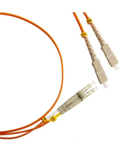FC-D2-50-LC/PR-SC/PR-H-1M-LSZH-OR. Патч-корд волоконно-оптический LC-SC. Hyperline в Ульяновске