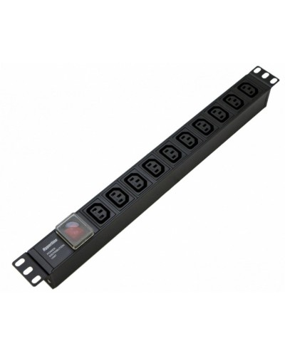 SHE19-10IEC-S-IEC. Блок розеток 19. Hyperline в Ульяновске