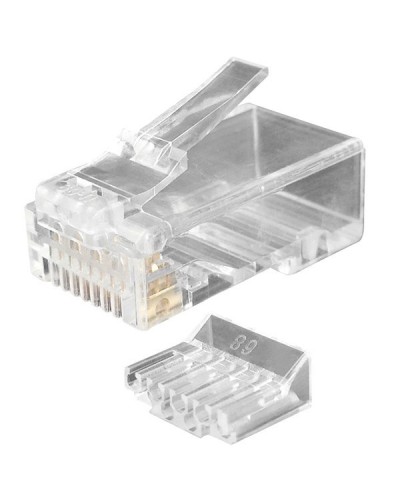 PLUG-8P8C-UV-C6-100 (100 шт). Разъем RJ-45. Hyperline в Ульяновске
