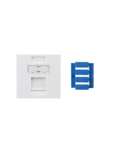 SIP3-1K-M45-45. Вставка 45x45 для 1 модуля Keystone Jack, со шторкой. Hyperline в Ульяновске