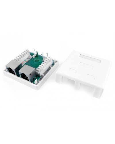 SB1-2-8P8C-C6-SH-WH. Розетка RJ-45. Hyperline в Ульяновске