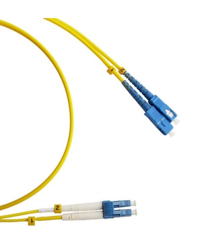 FC-D2-9-LC/UR-SC/UR-H-2M-LSZH-YL. Патч-корд волоконно-оптический LC/UPC-SC/UPC. Hyperline в Ульяновске