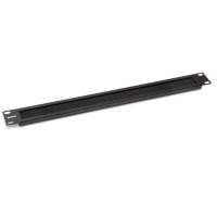 BPB19-1U-RAL9004 (BPB19-1U-RAL9005). Фальш-панель с щёточным вводом. Hyperline