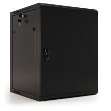 TWB-2245-SR-RAL9004. Шкаф телекоммуникационный 19 настенный 22U. Hyperline