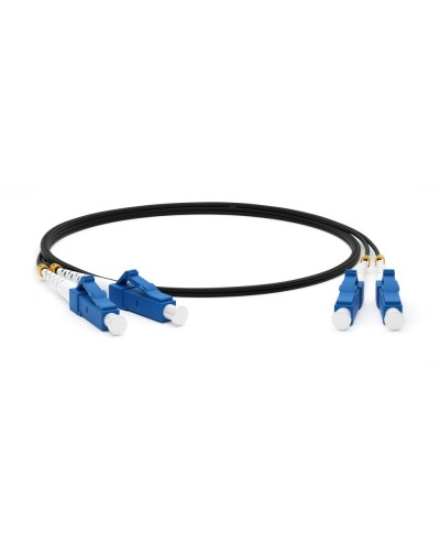 FC-D2-9-LC/UR-LC/UR-H-3M-LSZH-BK. Патч-корд волоконно-оптический одномодовый. Hyperline в Ульяновске