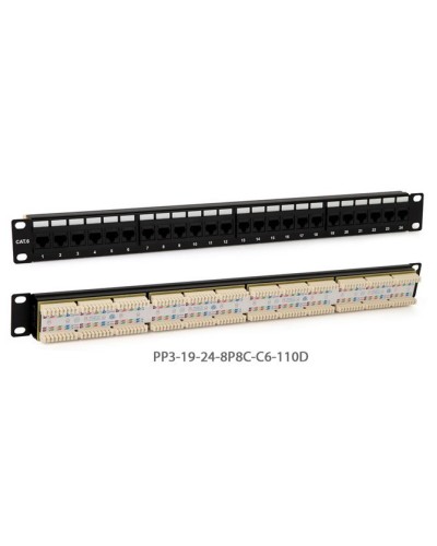 PP3-19-24-8P8C-C5E-110D. Патч-панель 19. Hyperline в Ульяновске