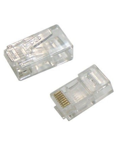 PLUG-8P8C-U-C5-100 (100 шт). Разъем RJ-45. Hyperline в Ульяновске
