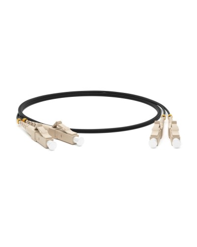 FC-D2-50-LC/PR-LC/PR-H-1M-LSZH-BK. Патч-корд волоконно-оптический многомодовый. Hyperline в Ульяновске