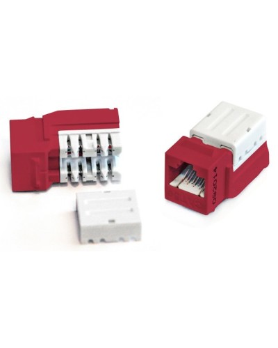 KJNE-8P8C-C5e-90-RD. Вставка Keystone Jack RJ-45. Hyperline в Ульяновске