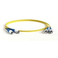 FC-D2-9-FC/UR-FC/UR-H-2M-LSZH-YL. Патч-корд волоконно-оптический FC-FC. Hyperline