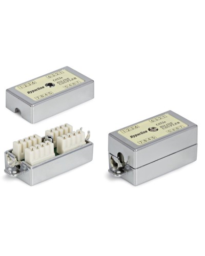 CA-IDC-C5e-SH-F-WH. Проходной адаптер экранированный. Hyperline в Ульяновске