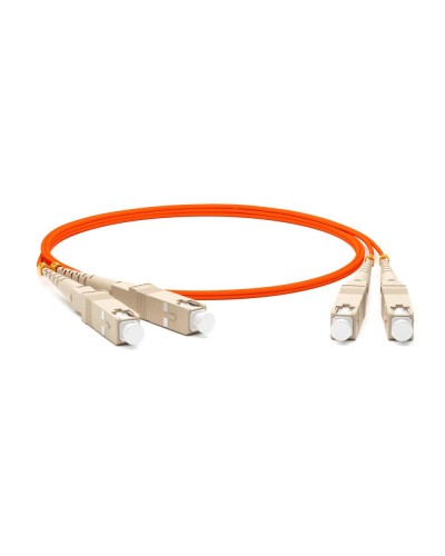 FC-D2-50-SC/PR-SC/PR-H-2M-LSZH-OR. Патч-корд волоконно-оптический SC-SC. Hyperline в Ульяновске