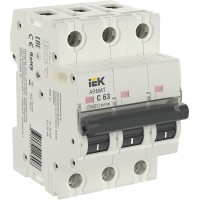 M10N 3P C 63А 10кА ARMAT (AR-M10N-3-C063). Автоматический выключатель. IEK