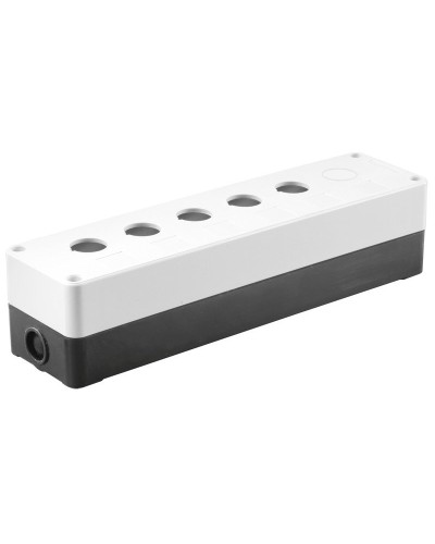 Корпус КП105(6) для кнопок 5(6) мест белый (BKP10-6-K01). Корпус для кнопочных постов. IEK в Ульяновске