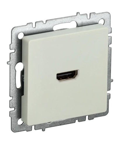 Розетка HDMI РHDMI-0-БрКр бежевый BRITE (BR-H10-K10). Розетка HDMI. IEK в Ульяновске