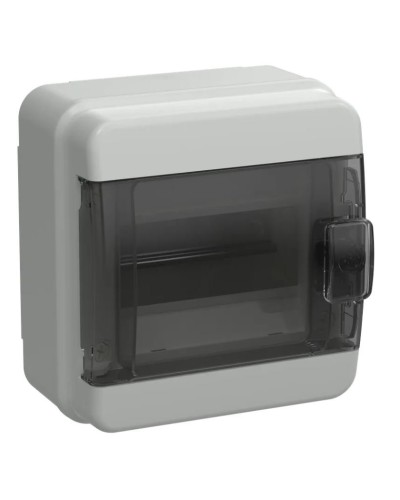 Корпус пластиковый КМПн-6 IP65 TEKFOR (TF5-KP72-N-06-65-K03-K02). Корпус модульный пластиковый черная прозрачная дверь. IEK в Ульяновске