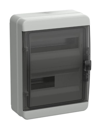 Корпус пластиковый КМПн-24 IP65 TEKFOR (TF5-KP72-N-24-65-K03-K02). Корпус модульный пластиковый черная прозрачная дверь. IEK в Ульяновске