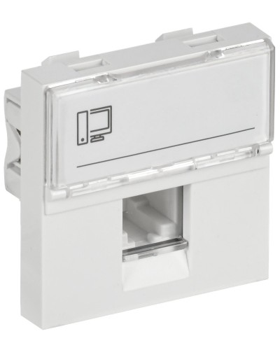Розетка RJ45 кат.6 PRIMER РКИ-20-00-П-6 белый IEK (PR-KK40D-RI-0-2-1C06U-K01). Розетка RJ-45. IEK в Ульяновске