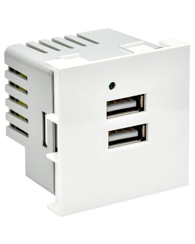 Розетка USB A+A 4,2А PRIMER РКЮ-23-40-П белый IEK PR-KK40D-RU-0-2-AA-K01). Розетка USB. IEK в Ульяновске