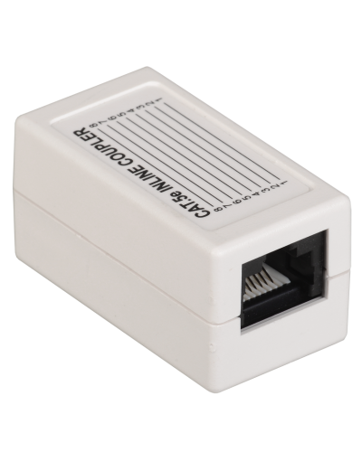 CS70-1C5EU. Проходной адаптер категория 5Е UTP тип RJ45-RJ45, белый. ITK в Ульяновске