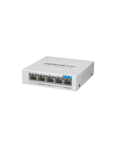 Keenetic KN-4610 (L2) 5х1Гбит/с 4PoE+ 60W. Коммутатор с PoE. KEENETIC в Ульяновске