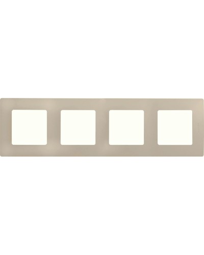 Рамка 4 поста ETIKA, слоновая кость (672514). Рамка. LegranD в Ульяновске