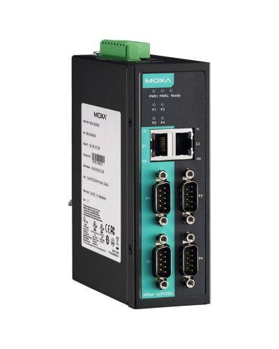 NPort IA5450A. 4-портовый усовершенствованный преобразователь. MOXA в Ульяновске