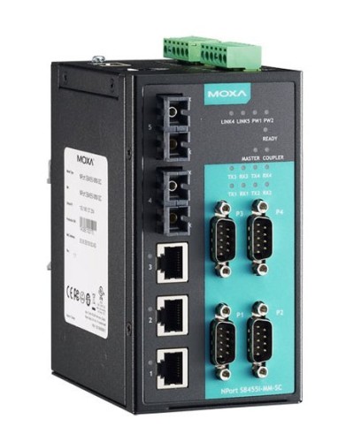 NPort S8455I-SS-SC. 4-портовый преобразователь. MOXA в Ульяновске