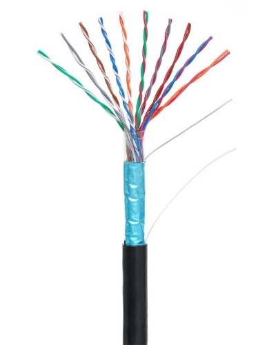 F/UTP 10pair, Cat5, Out, PE (EC-UF010-5-PE-BK-3). Кабель «витая пара» (LAN) для структурированных систем связи. NETLAN в Ульяновске