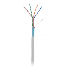 F/UTP 4pair, Cat5e, In,PVC (EC-UF004-5E-PVC-GY-1). Кабель «витая пара» (LAN) для структурированных систем связи. NETLAN