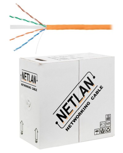 U/UTP 4pair, Cat6, Solid, In, LSZH (EC-UU004-6-LSZH-OR). Кабель «витая пара» (LAN) для структурированных систем связи. NETLAN в Ульяновске