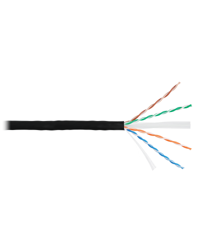 U/UTP 4pair, Cat6, Solid, Out, PVC (NMC 4140B-BK). Кабель «витая пара» (LAN) для структурированных систем связи. NIKOMAX в Ульяновске