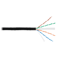 U/UTP 4pair, Cat6, Solid, Out, PVC (NMC 9140B-BK). Кабель «витая пара» (LAN) для структурированных систем связи. NIKOMAX