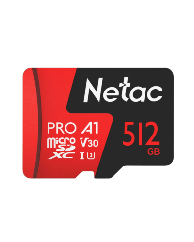 NT02P500PRO-512G-R. Карта памяти microSDXC, 512 ГБ, Class 10. Netac в Ульяновске