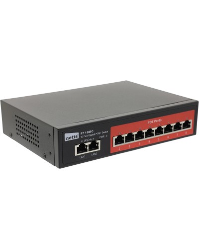 Netis P110GC. Коммутатор сетевой PoE неуправляемый. Netis в Ульяновске
