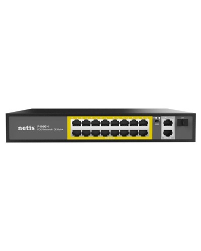 Netis P116GH. Коммутатор сетевой PoE неуправляемый. Netis в Ульяновске