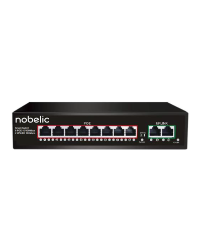 NBLS-1008P. Коммутатор неуправляемый 8-портовый. Nobelic в Ульяновске