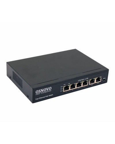 SW-20600(80W). Коммутатор 6-портовый  Fast Ethernet с PoE. OSNOVO в Ульяновске