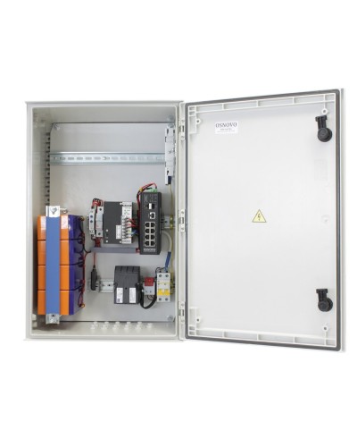 OSP-46TB1(SW-80802/ILS(port 90W)). Уличный коммутатор с PoE. OSNOVO в Ульяновске
