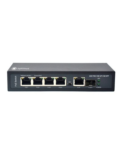 U1E-4G/1G/1S. Коммутатор с PoE . Optimus в Ульяновске