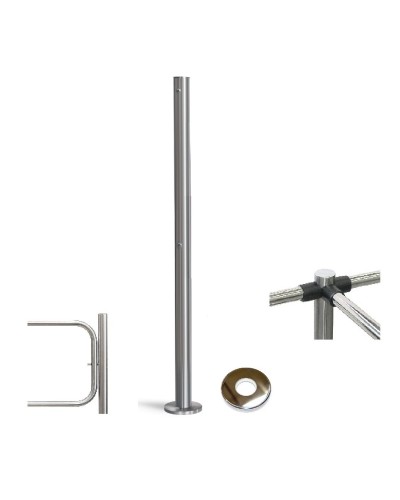 PERCo-BH02 2-16 с крышкой. Стойка с отверстием под стопорный механизм поворотной секции. PERCo в Ульяновске