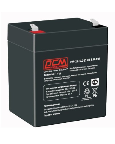 PM-12-5. Аккумулятор герметичный свинцово-кислотный. POWERCOM в Ульяновске