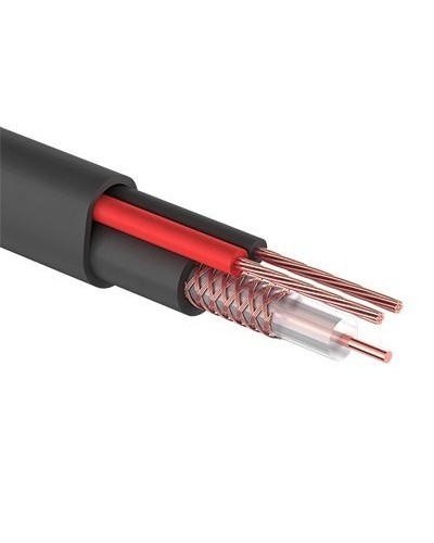КВК-П-2 +2x0,50 мм² (Cu/Cu) черный PROconnect (01-4214). Кабель комбинированный для систем видеонаблюдения. PROCONNECT в Ульяновске